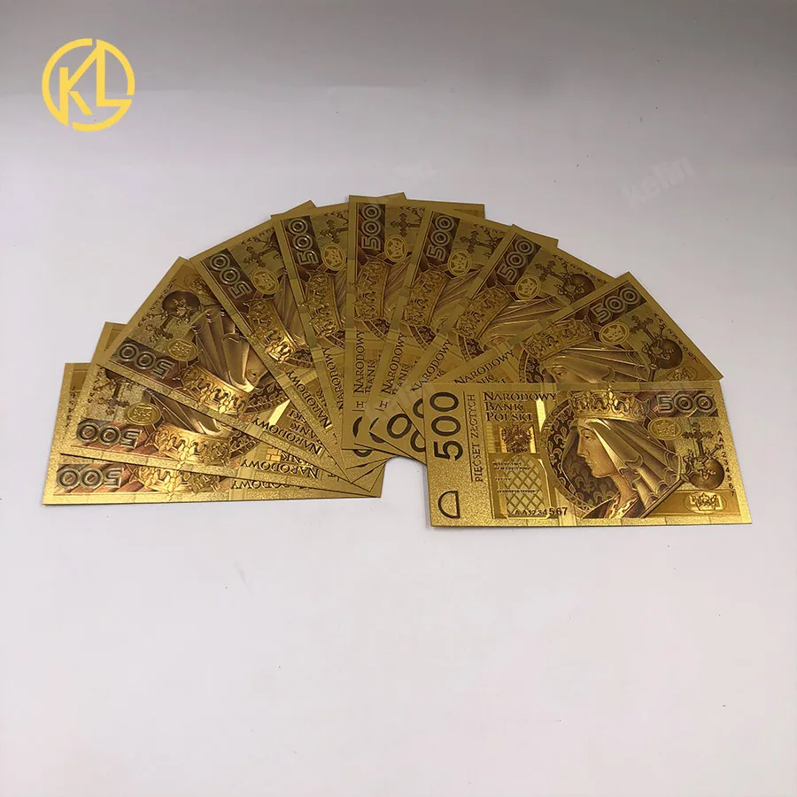 1000pcs/lot Unissued 1994 Edition Poland Zloty Gold Banknote 500PLN for partriotism crafts collection and new year gifts
1000pcs/lot Unissued 1994 Edition Poland Zloty Gold Banknote 500PLN for partriotism crafts collection and new year gifts