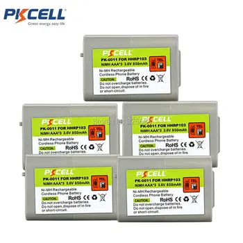 5pcs PKCELL Ni-MH Battery Pack AAA*3 850mAh 3.6V HHR-P103, HHRP103 Cordless Phone Battery For HHR-P103 (PK-0011)
5pcs PKCELL Ni-MH Battery Pack AAA*3 850mAh 3.6V HHR-P103, HHRP103 Cordless Phone Battery For HHR-P103 (PK-0011)