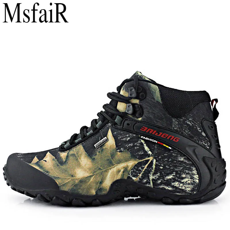 MSFAIR Outdoor Athletic Men Hiking Shoes Brand Tactical Boots Waterproof Hiking boots Mountaineering Sports Hunting Trekking
MSFAIR Outdoor Athletic Men Hiking Shoes Brand Tactical Boots Waterproof Hiking boots Mountaineering Sports Hunting Trekking