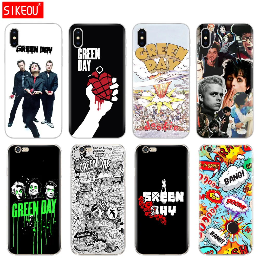 Silicone Cover Phone Case For Iphone 6 X 8 7 6s 5 5s SE Plus 10 XR XS Max Case GREEN DAY DOOKIE AMERICAN
Silicone Cover Phone Case For Iphone 6 X 8 7 6s 5 5s SE Plus 10 XR XS Max Case GREEN DAY DOOKIE AMERICAN