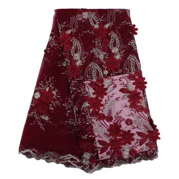 2017 Latest Beads Lace Fabrics High Quality Nigerian Wedding Lace Fashion French Mesh Material For Bead Lace Fabric Wine Red
2017 Latest Beads Lace Fabrics High Quality Nigerian Wedding Lace Fashion French Mesh Material For Bead Lace Fabric Wine Red