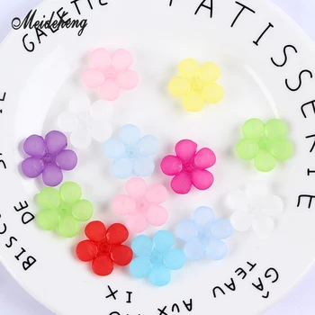 Acrylic colorful flower Beads for Jewelry Making Translucent Dull Polish Handmade DIY Craft Accessories 22mm 
Acrylic colorful flower Beads for Jewelry Making Translucent Dull Polish Handmade DIY Craft Accessories 22mm