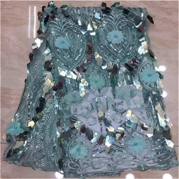 High Quality African Lace Fabric 2019 green Latest 3d Flower Tulle Lace Nigerian Lace With beads Sequins And Feather For Wedding
High Quality African Lace Fabric 2019 green Latest 3d Flower Tulle Lace Nigerian Lace With beads Sequins And Feather For Wedding