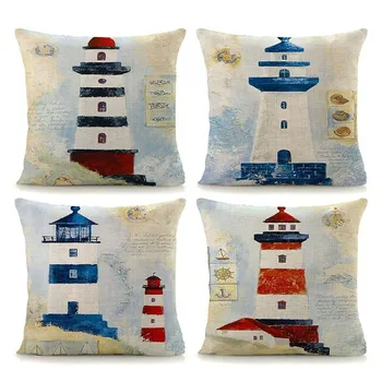 Mediterranean home decorative cushion cover Lighthouse ocean sailing print pillows for sofa bed chairs 45x45cm cotton linen QXD9
Mediterranean home decorative cushion cover Lighthouse ocean sailing print pillows for sofa bed chairs 45x45cm cotton linen QXD9