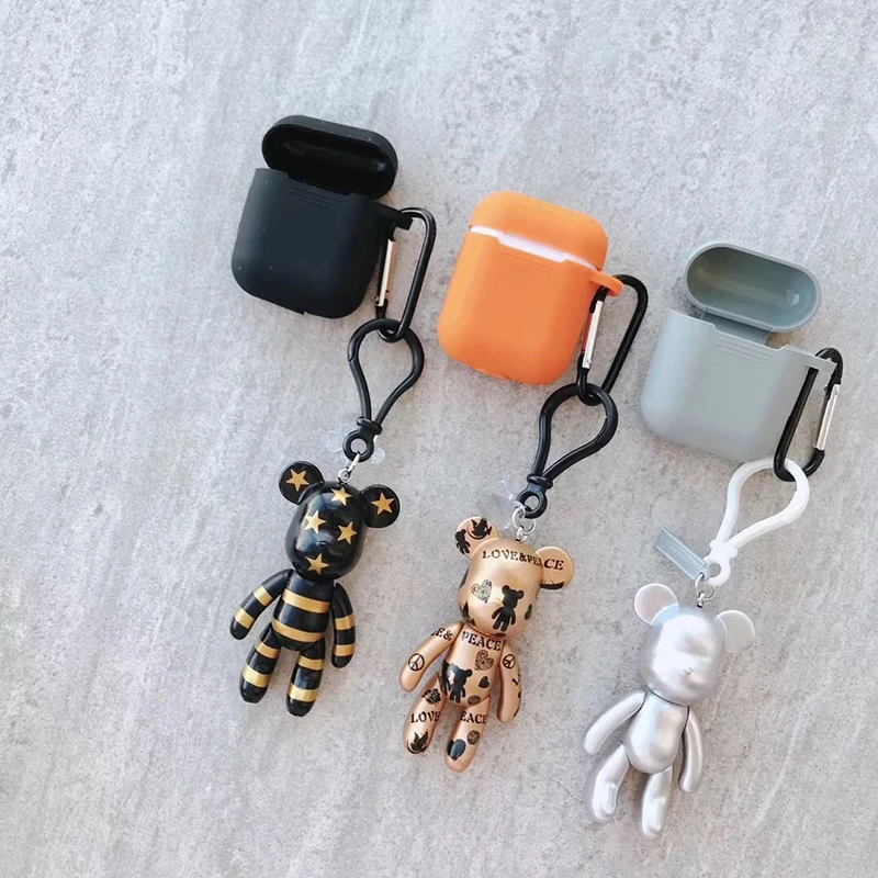 Hot Violent bear Cute Cartoon soft silicone Bluetooth Wireless Earphone Case For Apple AirPods pink Doll toy Box Headset coque
Hot Violent bear Cute Cartoon soft silicone Bluetooth Wireless Earphone Case For Apple AirPods pink Doll toy Box Headset coque