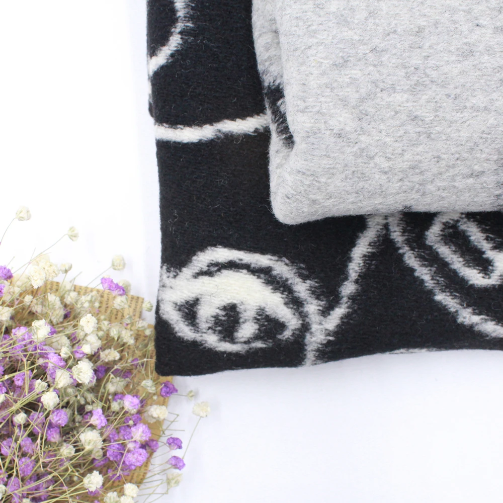 YLSX Autumn and Winter Style Add Wool Grey Knitted Wool Fabric Hand-made Wool Coat Handmade of Wool Fabric 140cmX50cm 
YLSX Autumn and Winter Style Add Wool Grey Knitted Wool Fabric Hand-made Wool Coat Handmade of Wool Fabric 140cmX50cm