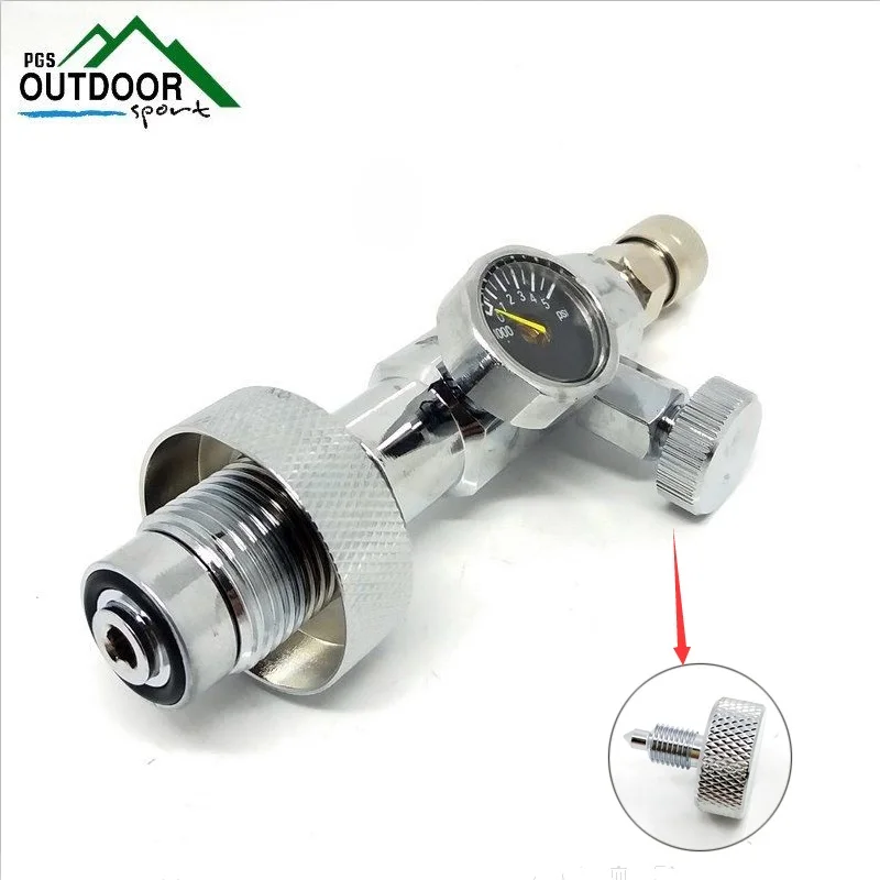 Paintball PCP Refill Station Charging Adapter with DIN300 G5/8" Connector for Quick Filling
Paintball PCP Refill Station Charging Adapter with DIN300 G5/8" Connector for Quick Filling