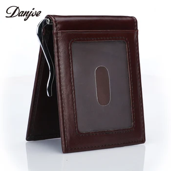 DANJUE Rfid Blocking Slim Male Money Clip Genuine Leather Men Credit Card Dollar Clip Wallet Short Card Clutch Purse Men
DANJUE Rfid Blocking Slim Male Money Clip Genuine Leather Men Credit Card Dollar Clip Wallet Short Card Clutch Purse Men