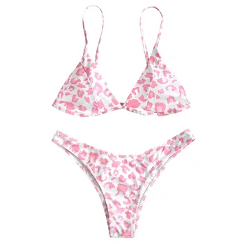 FREE OSTRICH New Women's Pink Leopard Set Comfort Underwear Push Ups Thicken Bra Beach Set Charming Lady Sexy Biquini
FREE OSTRICH New Women's Pink Leopard Set Comfort Underwear Push Ups Thicken Bra Beach Set Charming Lady Sexy Biquini