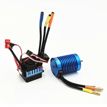 3650 4370KV 4P Sensorless Brushless Motor + 45A Brushless ESC for 1/10 Off-road RC Ca
3650 4370KV 4P Sensorless Brushless Motor + 45A Brushless ESC for 1/10 Off-road RC Ca