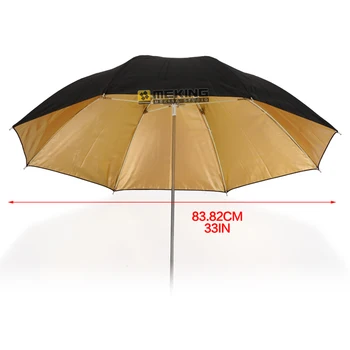 Selens 84cm 33in Black Gold Umbrella Photo Studio Lighting Fibre Frame umbrellas for photographic fotografia
Selens 84cm 33in Black Gold Umbrella Photo Studio Lighting Fibre Frame umbrellas for photographic fotografia