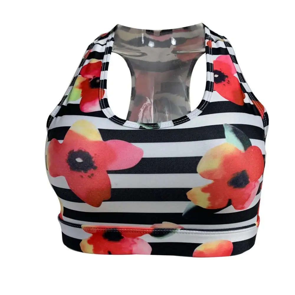 Sports Striped Print Sports Bra Top Push Up Fitness Running Bra Underwear Cotton Sport Tops Women Gym Wear Solid Women BR3Haif
Sports Striped Print Sports Bra Top Push Up Fitness Running Bra Underwear Cotton Sport Tops Women Gym Wear Solid Women BR3Haif