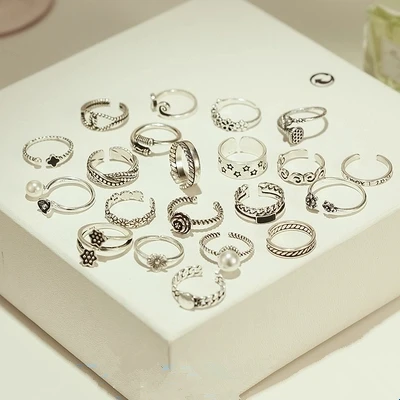 59 Types Thai silver Rings Finger Circlet Wedding Vintage Tail ring Charms Gift Jewelry For Women Girl Lover Festival Present
59 Types Thai silver Rings Finger Circlet Wedding Vintage Tail ring Charms Gift Jewelry For Women Girl Lover Festival Present