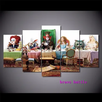 Alice In Wonderland Canvas Painting Living Room Home Decor Modern Mural Art Oil Painting
Alice In Wonderland Canvas Painting Living Room Home Decor Modern Mural Art Oil Painting