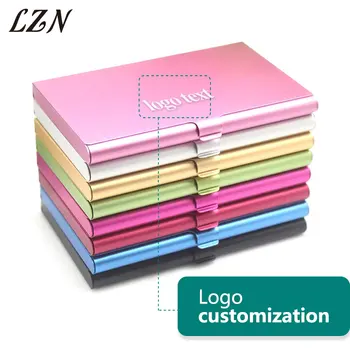 LZN Colourful Aluminum Holder Metal Box Cover Credit Men business card holder Free Engraved Company Logo/Text for Advertising
LZN Colourful Aluminum Holder Metal Box Cover Credit Men business card holder Free Engraved Company Logo/Text for Advertising