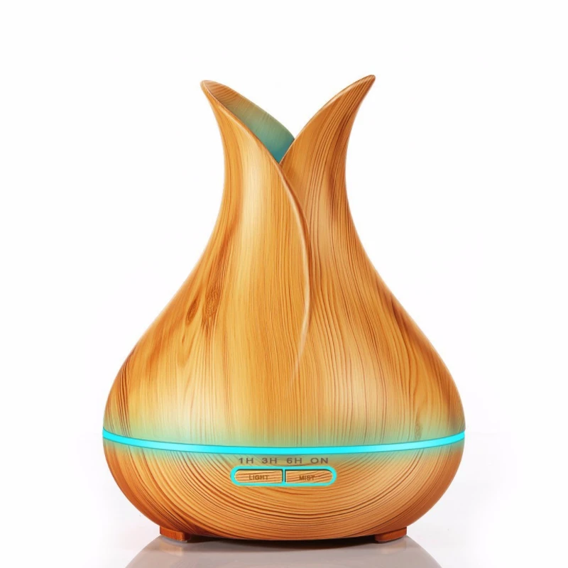 New 400ml Aroma Essential Oil Diffuser Ultrasonic Air Humidifier with Wood Grain 7 Color Changing LED Lights for Office Home
New 400ml Aroma Essential Oil Diffuser Ultrasonic Air Humidifier with Wood Grain 7 Color Changing LED Lights for Office Home
