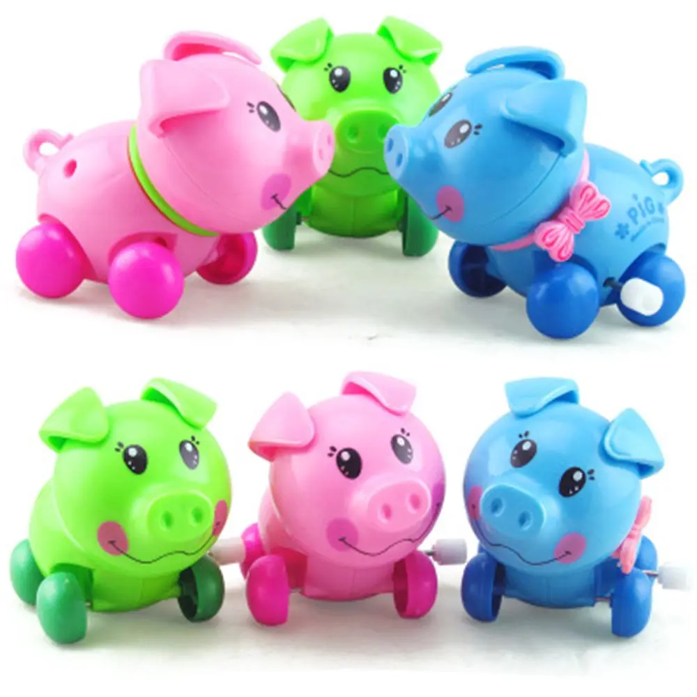 Creative Lovely Plastic Cartoon Pig Clockwork Wind Up Toy for Kids Children Gift Early Educational for Children Random Delivery
Creative Lovely Plastic Cartoon Pig Clockwork Wind Up Toy for Kids Children Gift Early Educational for Children Random Delivery