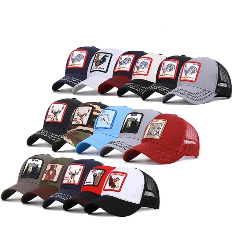 2019 New Fashion Animals Embroidery Baseball Caps Men Women Snapback Hip Hop Hat Summer Breathable Mesh Sun Gorras Unisex
2019 New Fashion Animals Embroidery Baseball Caps Men Women Snapback Hip Hop Hat Summer Breathable Mesh Sun Gorras Unisex