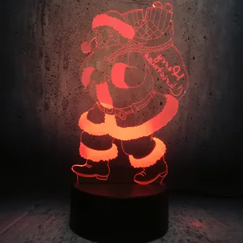 NEW Santa model 3D LED USB LAMP Colorful Gradient Night Light Touch Remote Gift Merry Christmas Home Decoration Props Gadgets
NEW Santa model 3D LED USB LAMP Colorful Gradient Night Light Touch Remote Gift Merry Christmas Home Decoration Props Gadgets