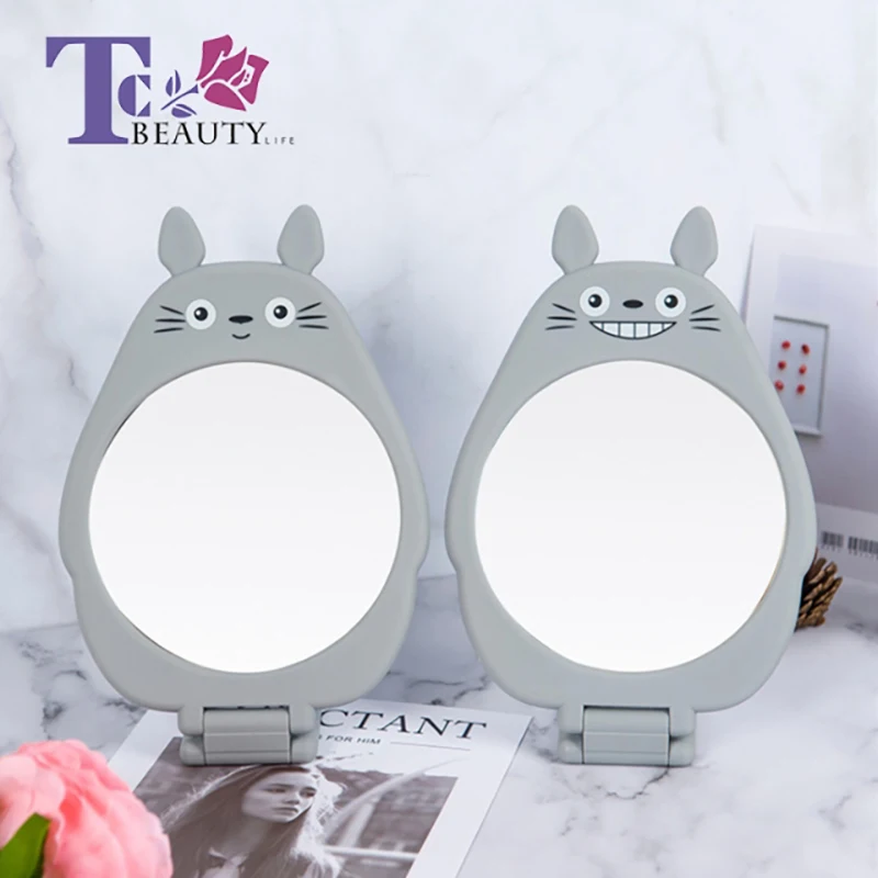 Portable Makeup Mirror Hand Vanity Totoro Shape Foldable Compact Folding Hand Mirrors Cute Cat Cosmetics Tool Make Up
Portable Makeup Mirror Hand Vanity Totoro Shape Foldable Compact Folding Hand Mirrors Cute Cat Cosmetics Tool Make Up