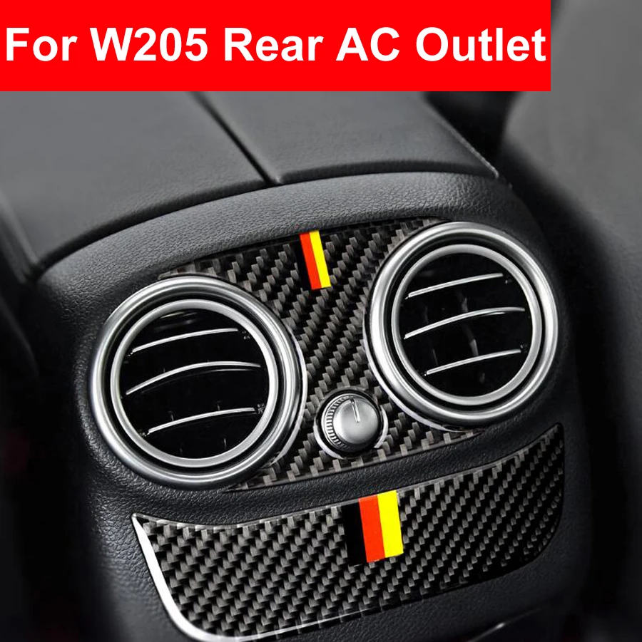 Car Styling Carbon Fiber Rear AC Air Conditioning Vent Grille Outlet Frame Trim Sticker For Mercedes Benz C-Class W205 C180 C200
Car Styling Carbon Fiber Rear AC Air Conditioning Vent Grille Outlet Frame Trim Sticker For Mercedes Benz C-Class W205 C180 C200