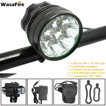 Bike Torch XML 8x T6 Bicycle Light Headlight 12000 Lumen LED Bike Light Lamp Headlamp+ 9600mAh Battery Pack+ 8.4V Charger
Bike Torch XML 8x T6 Bicycle Light Headlight 12000 Lumen LED Bike Light Lamp Headlamp+ 9600mAh Battery Pack+ 8.4V Charger