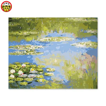 painting by numbers art paint by number Monet water lily a famous painting of its own color DIY hand Liantang summer impression
painting by numbers art paint by number Monet water lily a famous painting of its own color DIY hand Liantang summer impression