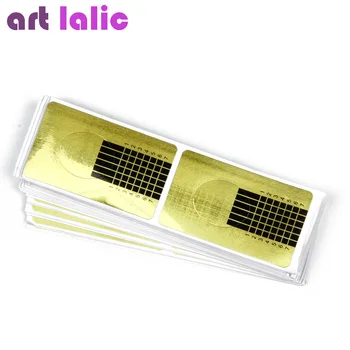 Art lalic 100 Pcs Professional Nail Forms Acrylic Curve Gel Extension Nail Art Guide