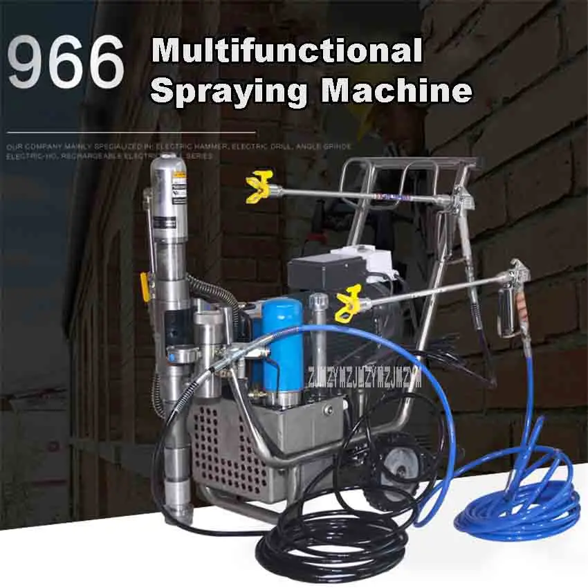 New High-pressure Airless Spraying Machine Professional Airless Spray Gun R966 Paint Sprayer Painting Machine 220V 4500W 16L/min
New High-pressure Airless Spraying Machine Professional Airless Spray Gun R966 Paint Sprayer Painting Machine 220V 4500W 16L/min