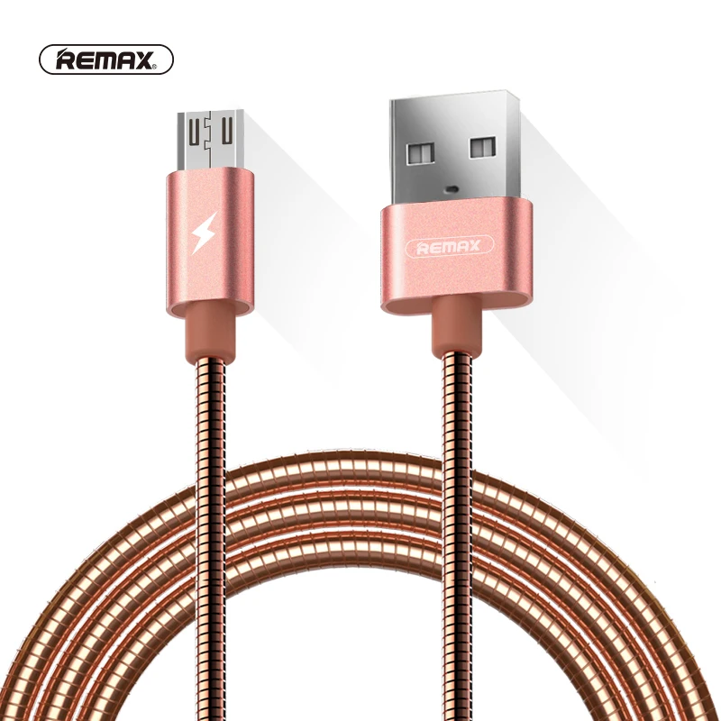 Remax Metal Spring Micro USB Data Sync Cable 2.1A Dual side USB Charger fast Charging cables for samsung Xiaomi huawei
Remax Metal Spring Micro USB Data Sync Cable 2.1A Dual side USB Charger fast Charging cables for samsung Xiaomi huawei