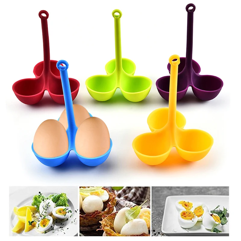 Hot Silicone egg cooker Egg tray 3 hole steamer Kitchen Gadgets Egg Rack Insulation Anti-scalding Vegan Tools Housewares
Hot Silicone egg cooker Egg tray 3 hole steamer Kitchen Gadgets Egg Rack Insulation Anti-scalding Vegan Tools Housewares