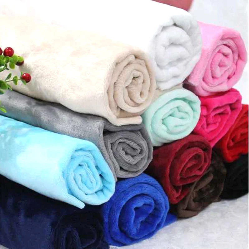 50cm*180cm Monochrome velvet fabric for home wear, pajamas, blanket fabric clothing decoration handicraft DIY
50cm*180cm Monochrome velvet fabric for home wear, pajamas, blanket fabric clothing decoration handicraft DIY