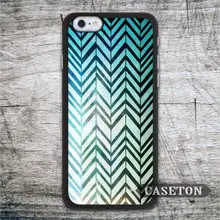 Green Chevron Abstract Case For iPhone 7 6 6s Plus 5 5s SE 5c 4 4s and For iPod 5 Lovely Ultra Protective Cover Wholesale