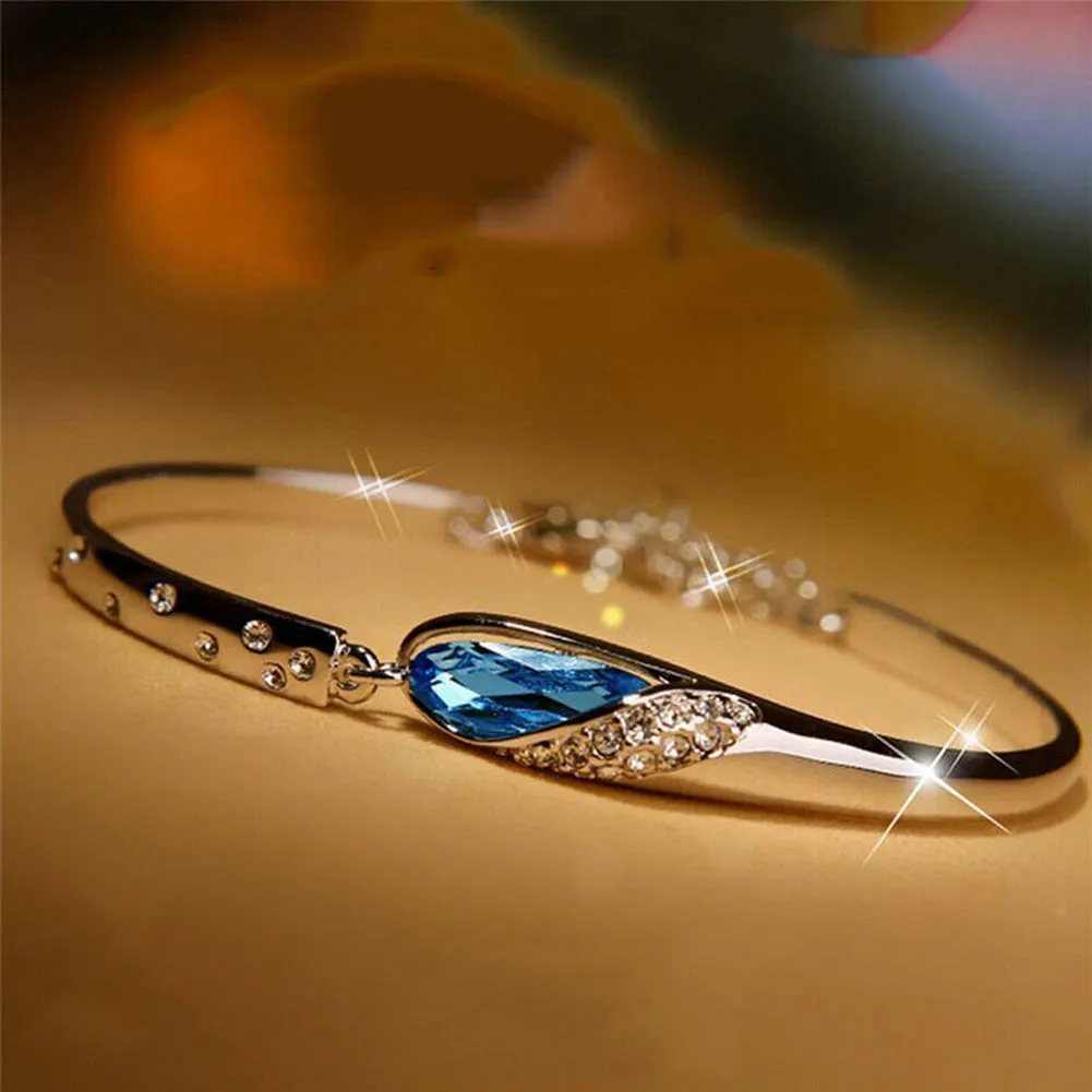 Practical Personality Luxury Personality Trend 2017 Special Funny Blue Crystal Bangle Bracelet
Practical Personality Luxury Personality Trend 2017 Special Funny Blue Crystal Bangle Bracelet