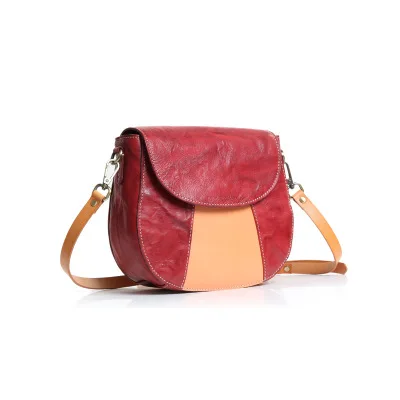 original creative women genuine leather saddle bag small color block one shoulder bag female vintage crossbody messenger bags 
original creative women genuine leather saddle bag small color block one shoulder bag female vintage crossbody messenger bags