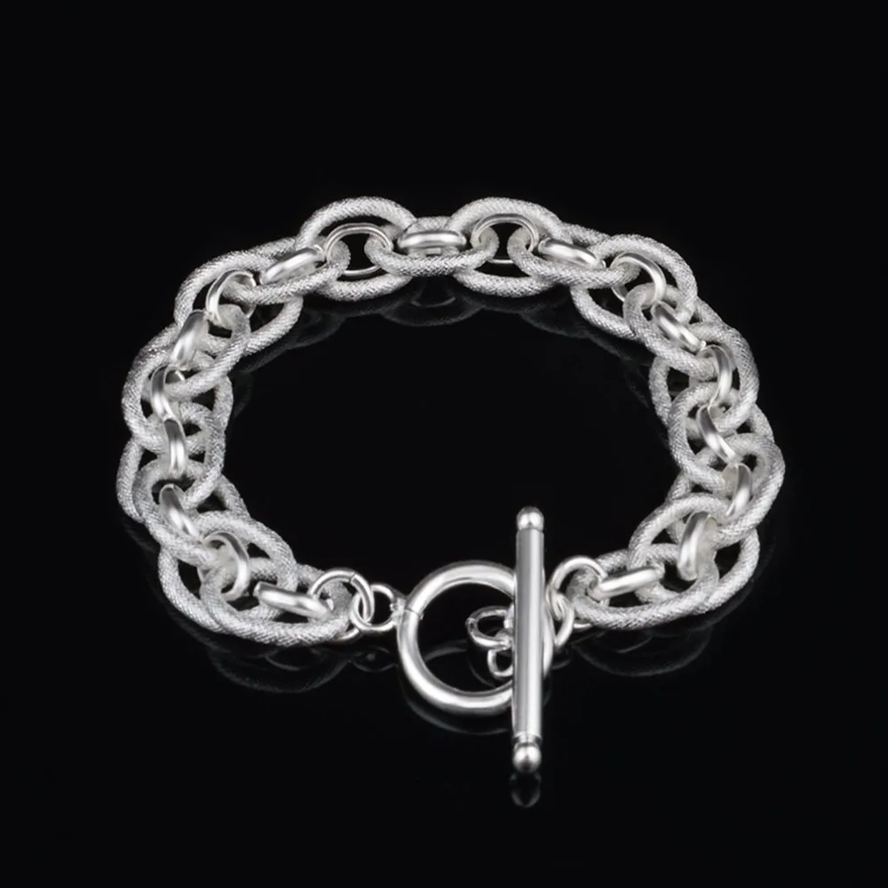 Korean Style Fashion Alloy Hand Bracelet Hand Chain Silver Bracelet Stylish Jewelry Universal for Women Men Dropshipping
Korean Style Fashion Alloy Hand Bracelet Hand Chain Silver Bracelet Stylish Jewelry Universal for Women Men Dropshipping