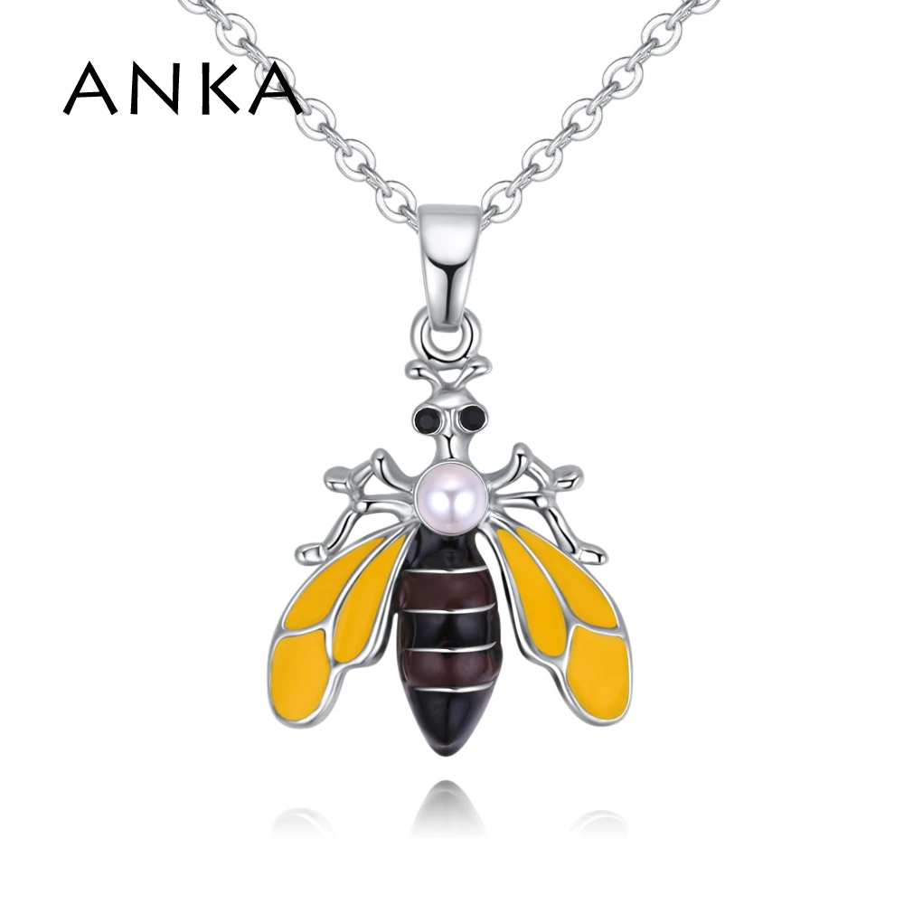 ANKA brand color bee crystal pendants necklace for women gift new necklace fashion jewelry for party gift #132416 
ANKA brand color bee crystal pendants necklace for women gift new necklace fashion jewelry for party gift #132416