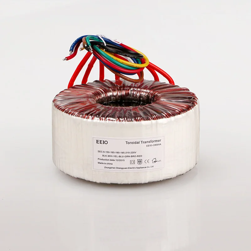 800W Ring Transformer 150V 180V 210V 220V Pure Copper Ring Power Transformer For Power Supply Amplifier
800W Ring Transformer 150V 180V 210V 220V Pure Copper Ring Power Transformer For Power Supply Amplifier