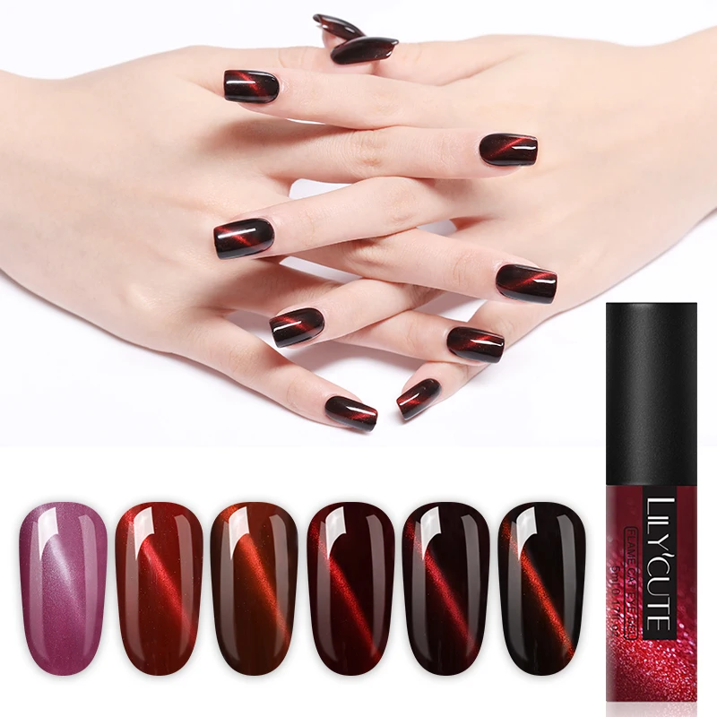 LILYCUTE 5ml Red Series Cat Eyes UV Gel Polish Soak Off Glitter 3D Magnetic Gel Polish Varnish Nail Art Manicure Design
LILYCUTE 5ml Red Series Cat Eyes UV Gel Polish Soak Off Glitter 3D Magnetic Gel Polish Varnish Nail Art Manicure Design