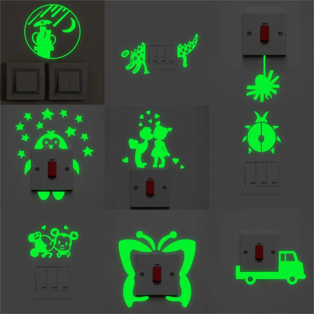 Luminous Cartoon Switch Sticker Glow In the Dark Cat Sticker Fluorescent Fairy Moon Stars Sticker Kid Room Decoration Home Decor
Luminous Cartoon Switch Sticker Glow In the Dark Cat Sticker Fluorescent Fairy Moon Stars Sticker Kid Room Decoration Home Decor