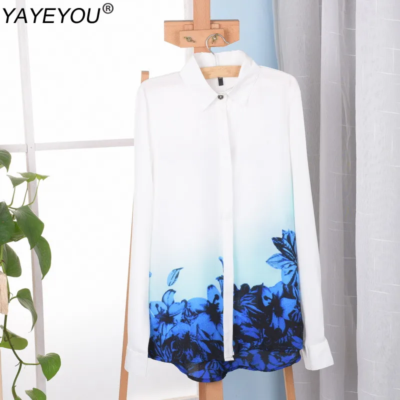 YAYEYOU Plus Size Work Wear Tops 2017 Women Blue Floral Long Sleeve Chiffon Shirt Blouse OL Ladies Feminine Office Blouses Blusa
YAYEYOU Plus Size Work Wear Tops 2017 Women Blue Floral Long Sleeve Chiffon Shirt Blouse OL Ladies Feminine Office Blouses Blusa