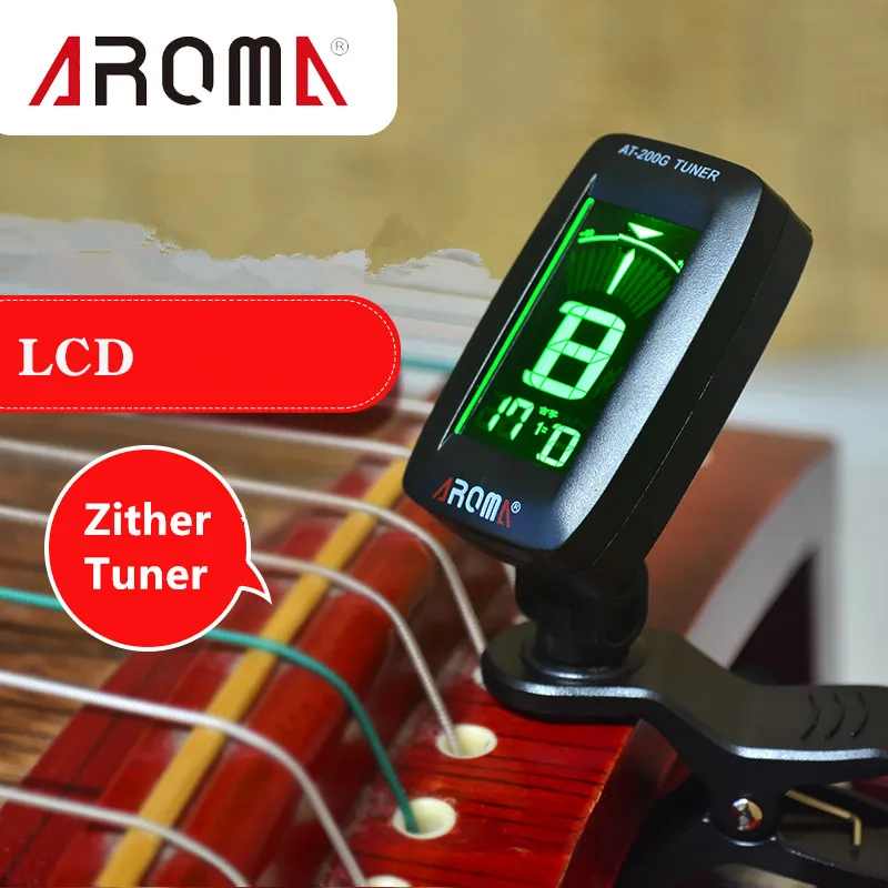 AROMA Zither tuner AT-200G Mini tune meter electronic sound correction 360 Degree Chromatic
AROMA Zither tuner AT-200G Mini tune meter electronic sound correction 360 Degree Chromatic