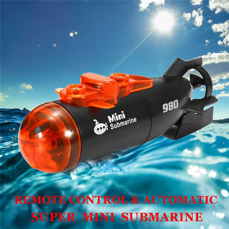 Mini RC Submarine Ship Boat Micro Radio Remote Control With LED Light Toy Gift Flashing Light Stable Black Red 2 Modes Automatic
Mini RC Submarine Ship Boat Micro Radio Remote Control With LED Light Toy Gift Flashing Light Stable Black Red 2 Modes Automatic