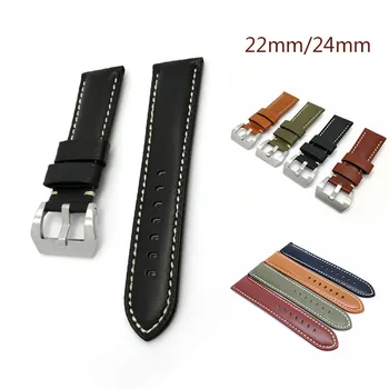 22/24MM Leather Watch Strap With Stylish Casual Silver Buckle Replacement Wrist Strap Quick Release Watchband
22/24MM Leather Watch Strap With Stylish Casual Silver Buckle Replacement Wrist Strap Quick Release Watchband