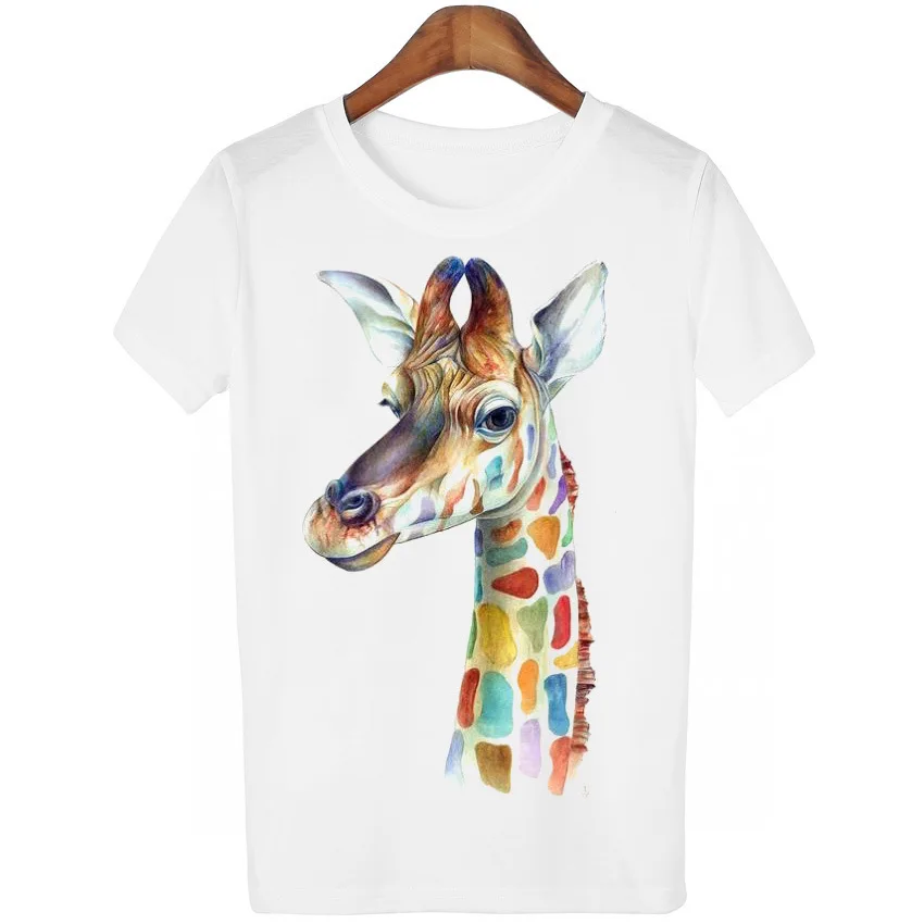 Unisex Giraffe Animal Anime White Tops Cat Elephant Rabbit Bear Women Men Costume T Shirts Cute O-neck Tee Shirt Femme
Unisex Giraffe Animal Anime White Tops Cat Elephant Rabbit Bear Women Men Costume T Shirts Cute O-neck Tee Shirt Femme