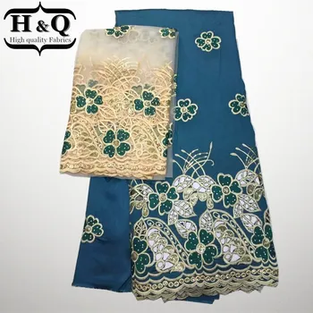 High quality 5yards African George Fabric+2yards French Net Lace Sets High Quality George With Blouse For Nigerian Wedding
High quality 5yards African George Fabric+2yards French Net Lace Sets High Quality George With Blouse For Nigerian Wedding
