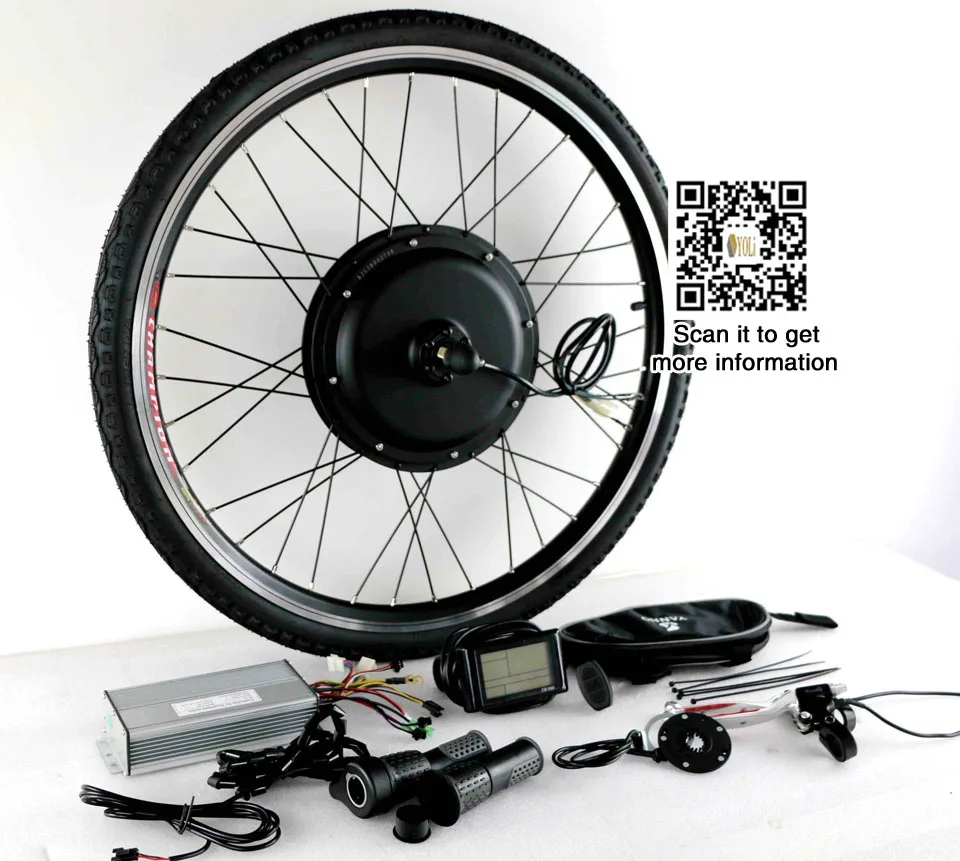 

48V 1500W Motor Electric Bike Kit Electric Bicycle Conversion Kits for 20" 24" 26" 700C 28" 29" Rear Wheel Fiets