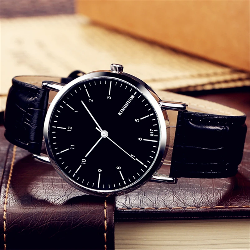 Black Color Men Watches Fashion 12 Hours Quartz Clock Male Dial Precise Time Leather Watchband Man Wrist Watch Boy Formal XF1263
Black Color Men Watches Fashion 12 Hours Quartz Clock Male Dial Precise Time Leather Watchband Man Wrist Watch Boy Formal XF1263