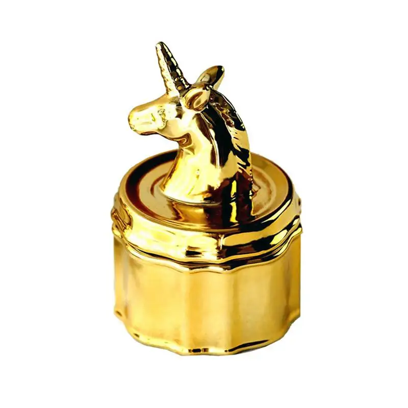 Unicorn Jewelry Box Cute Ceramic Electroplating Rings Holder Earrings Necklace Organizer Trinket Box for Ring Necklace Earring
Unicorn Jewelry Box Cute Ceramic Electroplating Rings Holder Earrings Necklace Organizer Trinket Box for Ring Necklace Earring