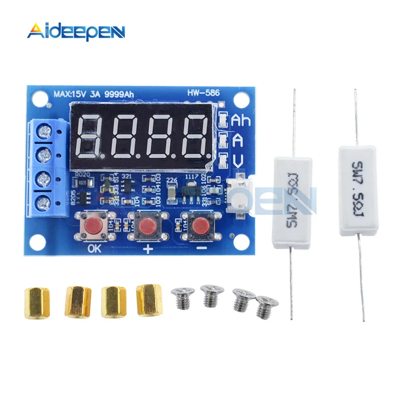 Battery Capacity Tester Module ZB2L3 LED Digital Li-ion Lithium 18650 External Load Battery Discharge Testing Analyzer Micro USB
Battery Capacity Tester Module ZB2L3 LED Digital Li-ion Lithium 18650 External Load Battery Discharge Testing Analyzer Micro USB